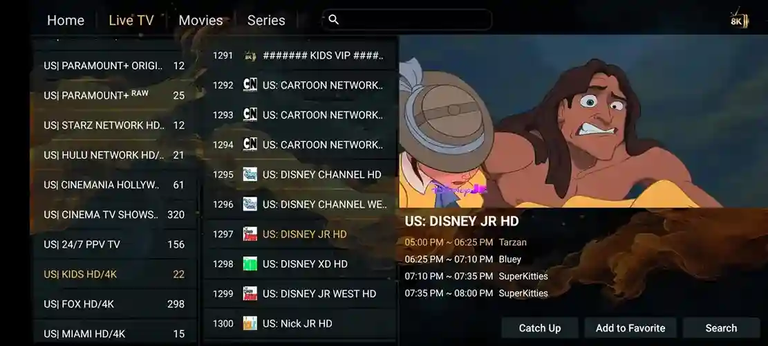 Preview 2 - Xooms TV Premium IPTV Subscription